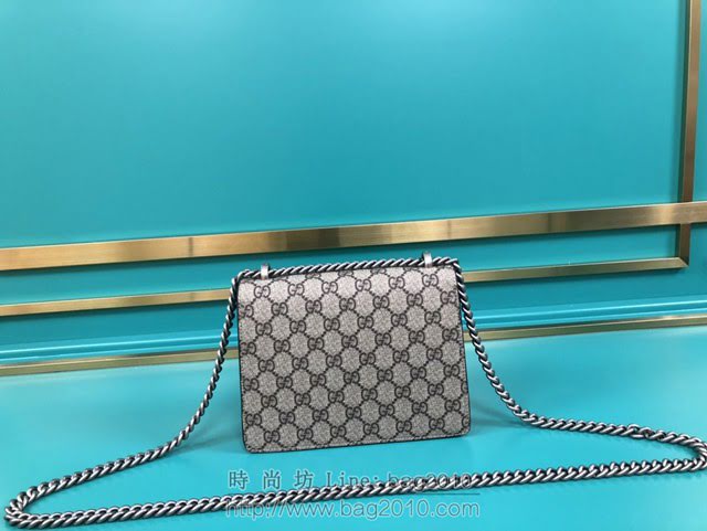 Gucci古馳包包 G家新款女包 款號:421970 古奇鏈條單肩斜挎包 Gucci小號酒神包  gdj1349